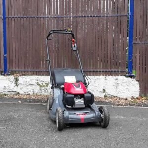 ( SOLD) Honda HRX537HY petrol 4 wheel lawnmower 