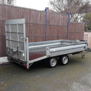 Blue Line 2600kg beaver tail trailer