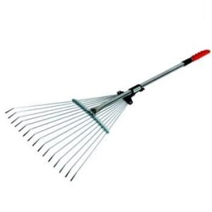 Expanding leaf rake